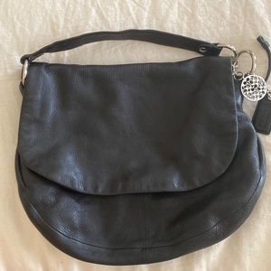 Coach black shoulder bag